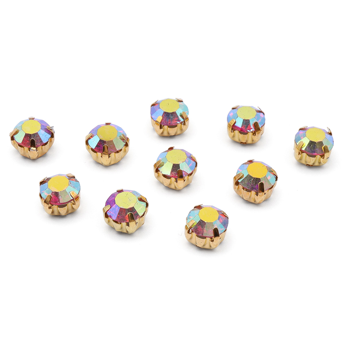 

Хрустальные стразы в цапах Astra&Craft розовый с покрытием 8 мм 10 шт/упак 1 упак