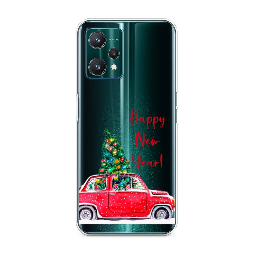 

Чехол на Realme 9 Pro "Happy New Year", Красный;зеленый, 258850-5