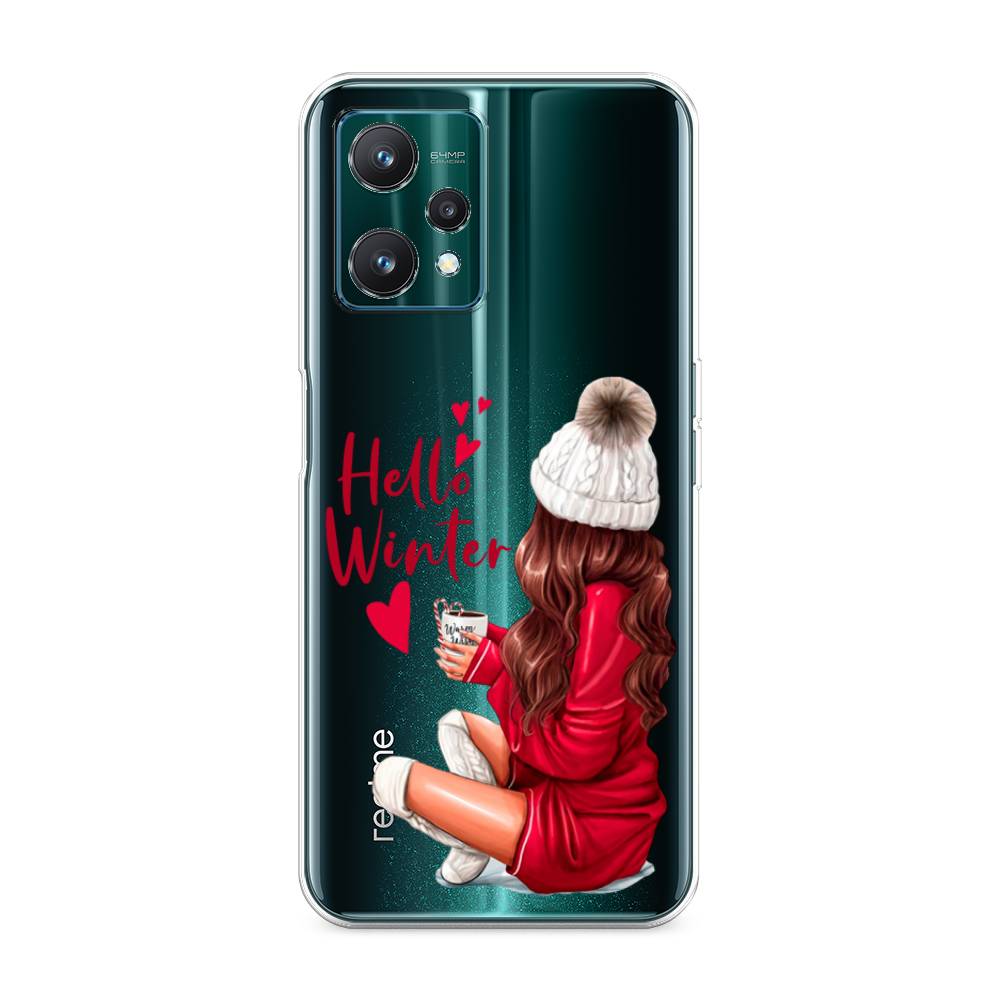 

Чехол на Realme 9 Pro "Hello winter", Красный;белый;коричневый, 258850-5