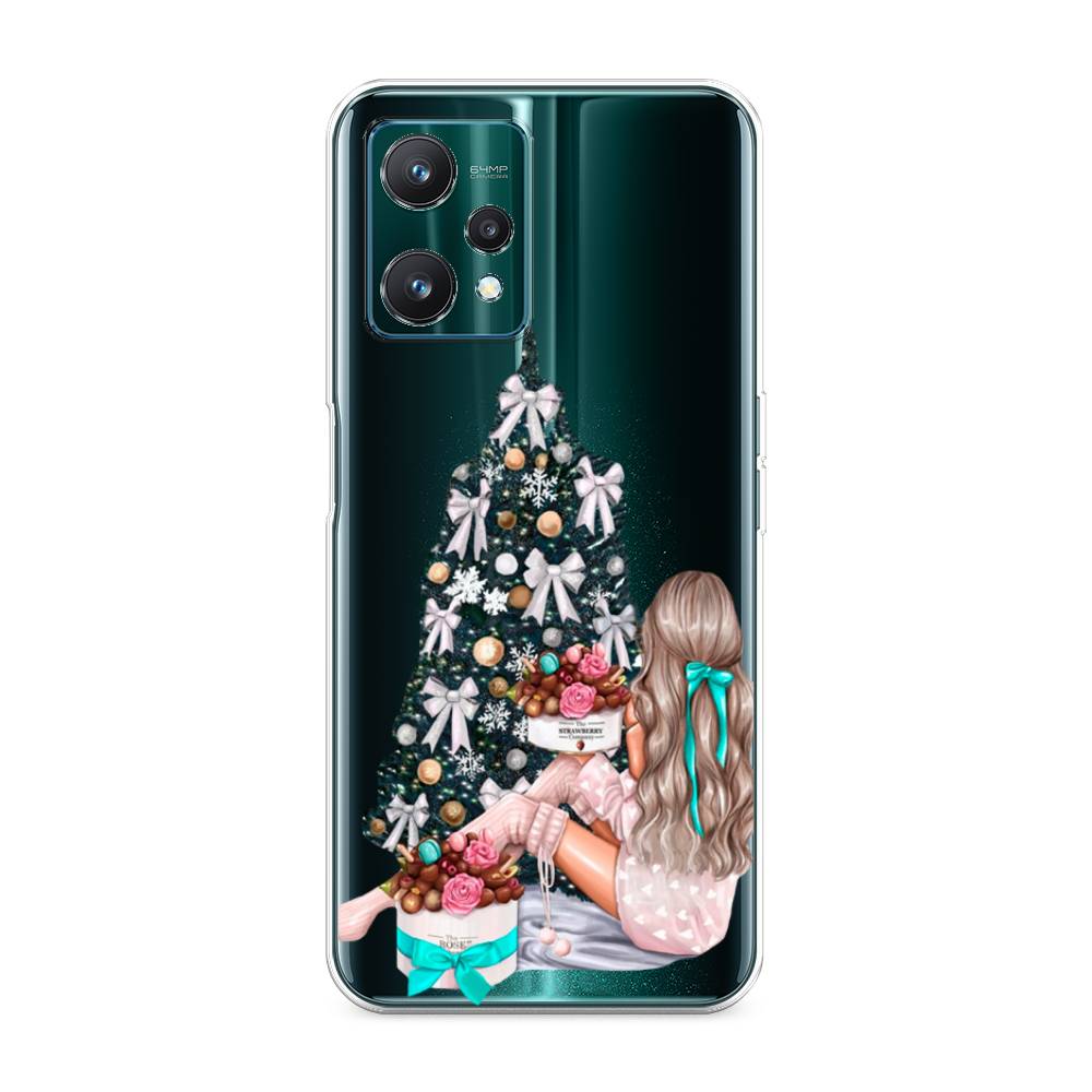 

Чехол на Realme 9 Pro "New Year", Зеленый;бежевый;голубой, 258850-5