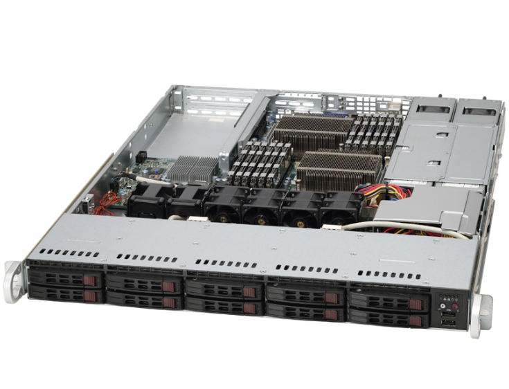 фото Корпус для компьютера supermicro 116tq-r700cb , черный