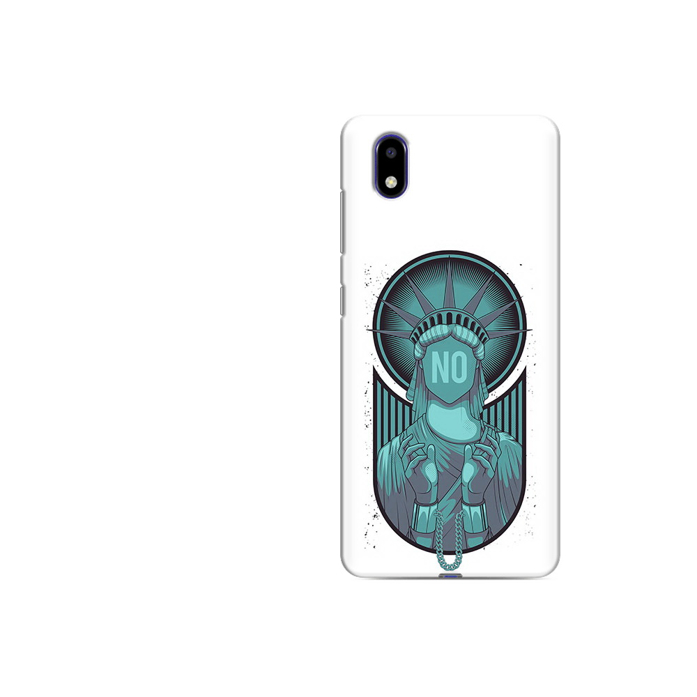 

Чехол MyPads Tocco для ZTE Blade A31 Lite статуя свободы зеленый (PT162823.461.623), Прозрачный, Tocco