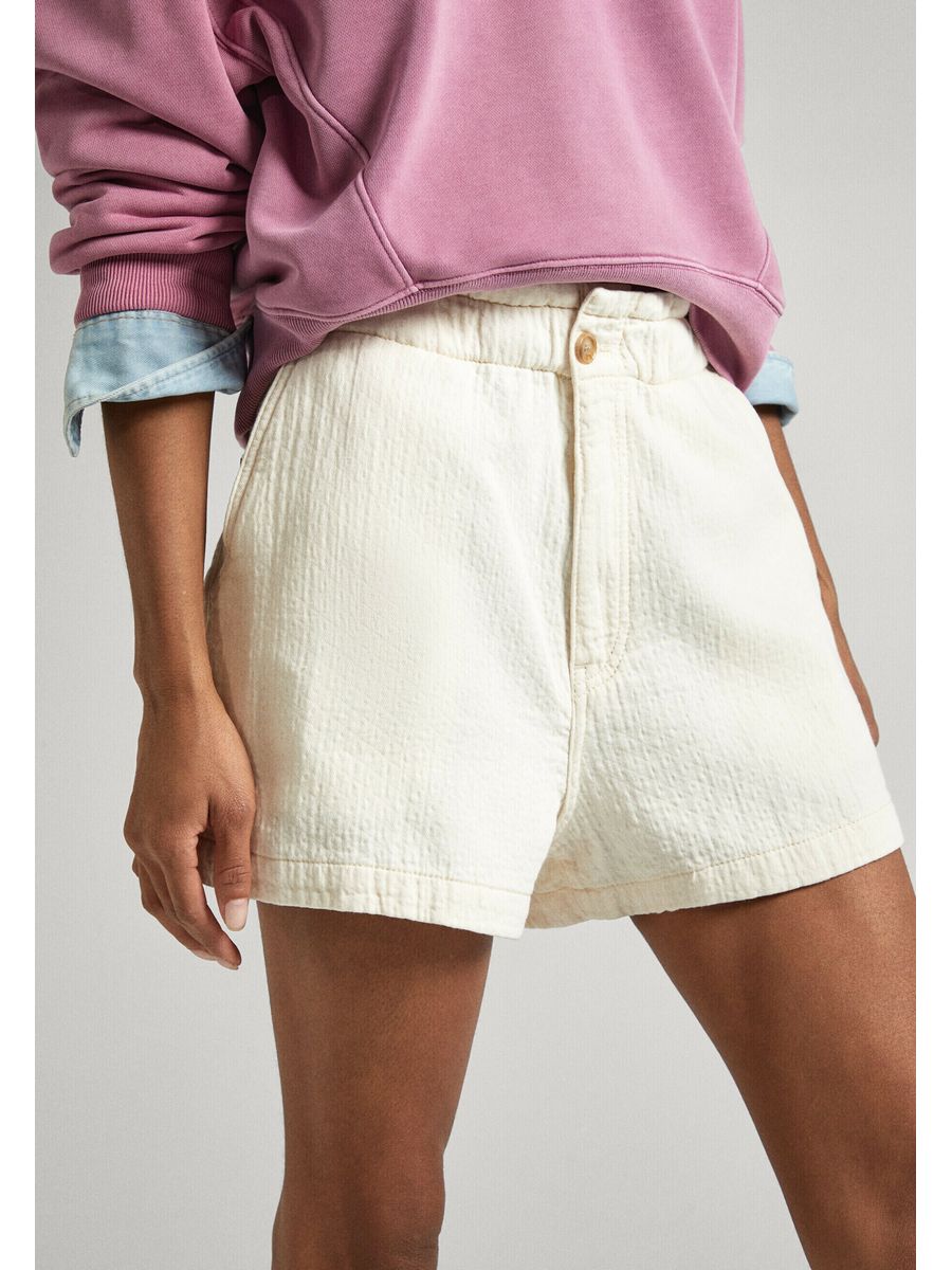 

Повседневные шорты женские Pepe Jeans London PE121S06X белые L, Белый, PE121S06X