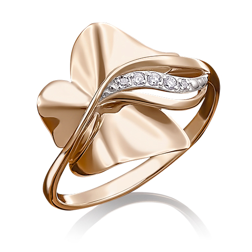 

Кольцо из золота р. 16,5 PLATINA jewelry 01-4991-00-401-1110-65, фианит, 01-4991-00-401-1110-65