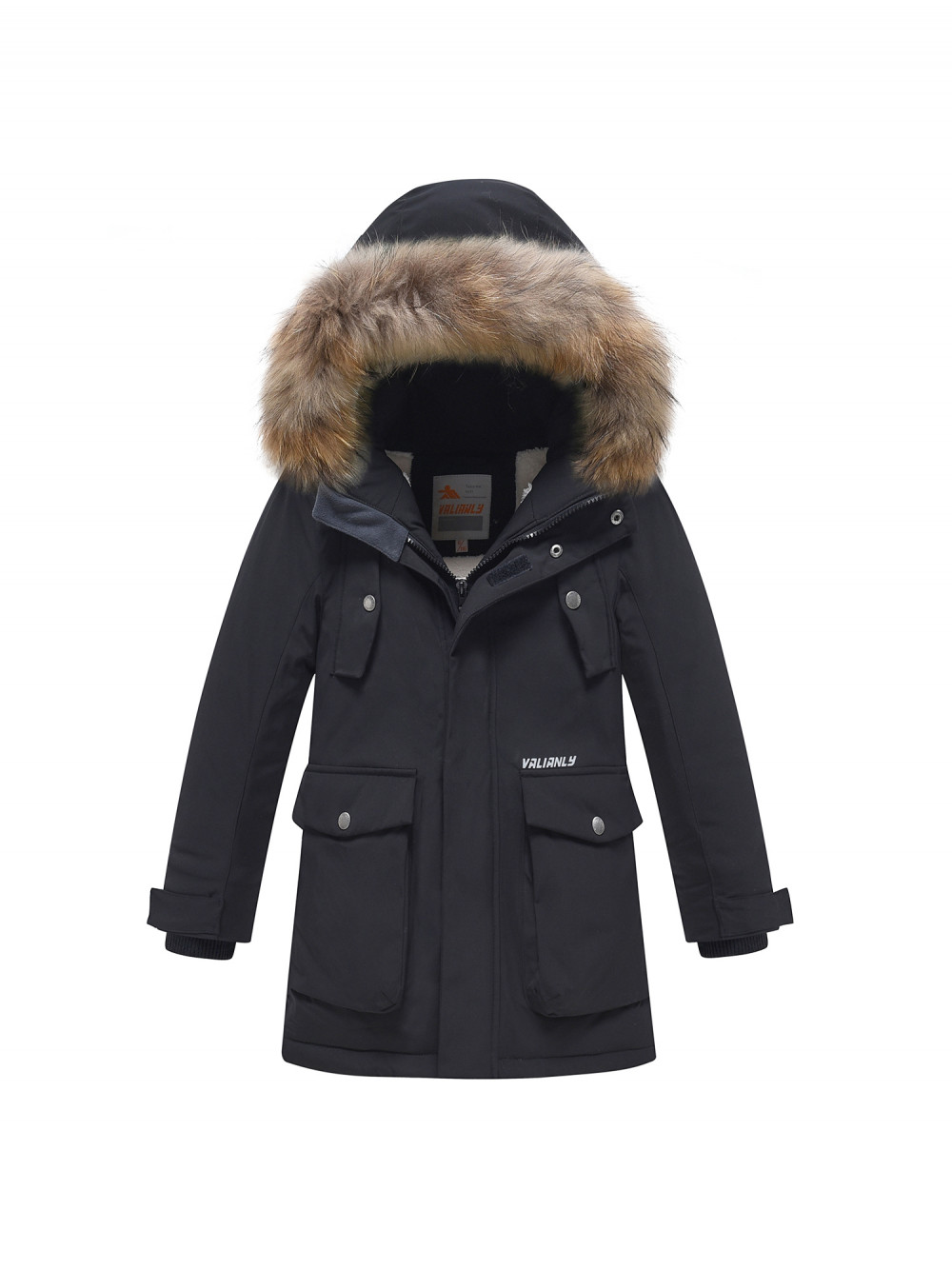 Парка детская AD9331, Black, 122 опушка для капюшона anex hood fur для детской колсяски black