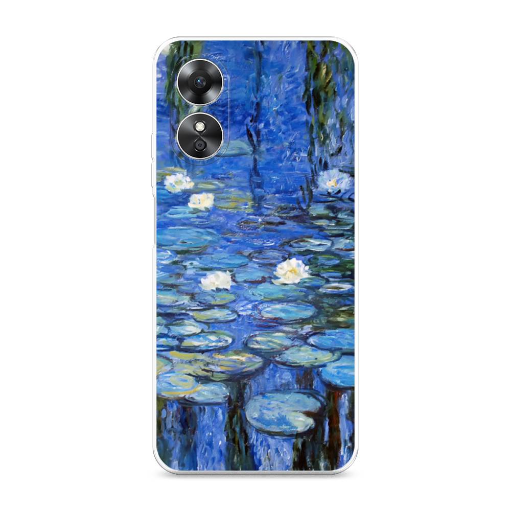 

Чехол для Oppo A17 "Нарисованный пруд", Синий;зеленый, 2512050-4