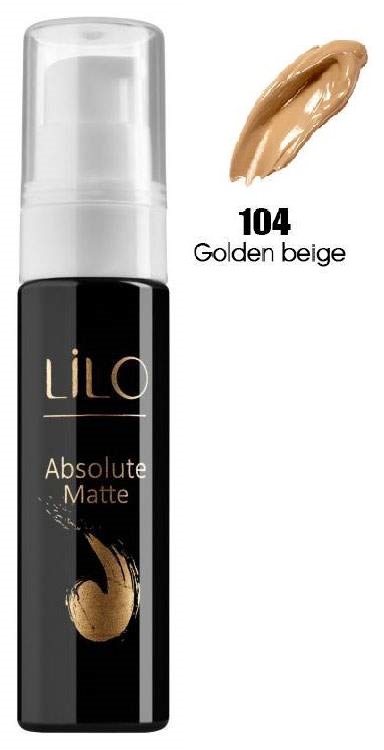 Тональный крем LiLo Absolute Matte 104 Golden beige 25 г