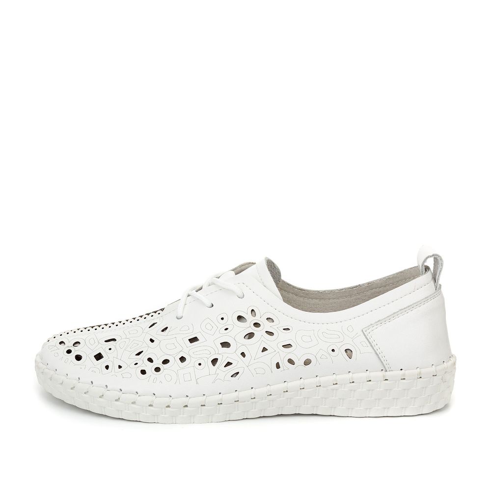 

Полуботинки женские MUNZ SHOES 40-21WA-058V белые 36 RU, 40-21WA-058V
