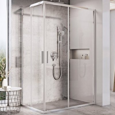 

Душевая дверь Ravak Blix Slim BLSRV2K-80 X1XM40C00Z1 профиль Хром стекло Transparent