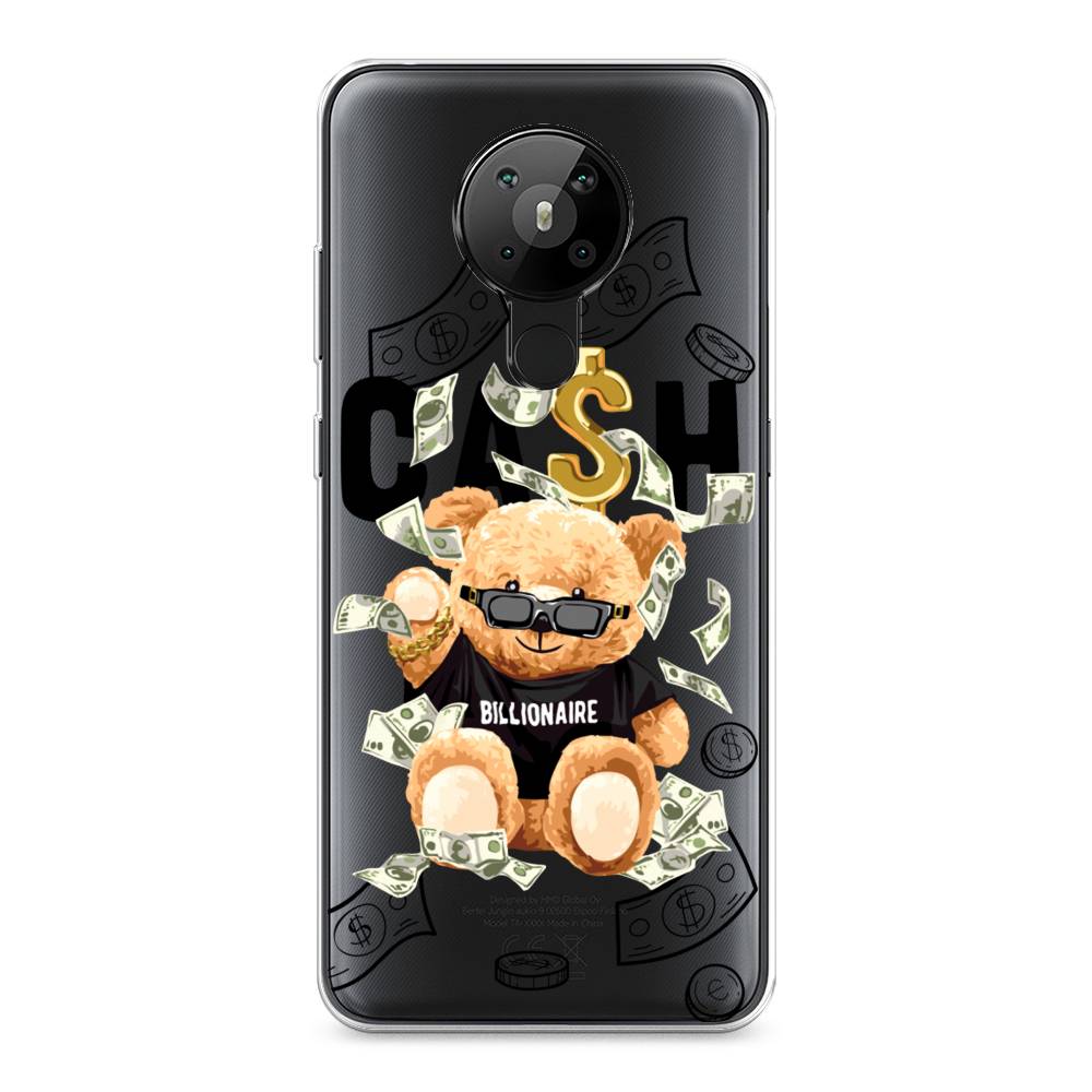 

Чехол на Nokia 5.3 "Big cash", Черный;серый;бежевый, 123450-6