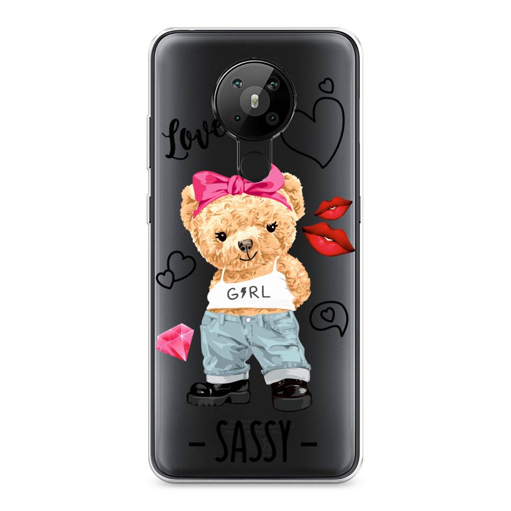 

Чехол на Nokia 5.3 "Sugar Mommy", Голубой;белый;розовый, 123450-6