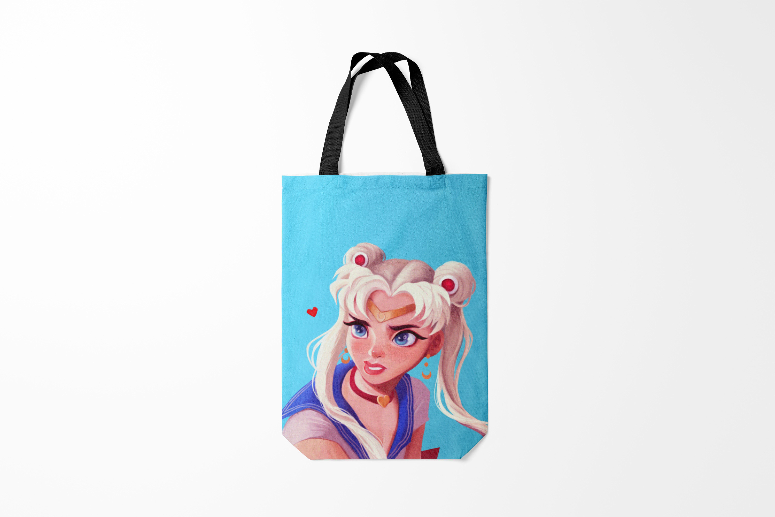 

Сумка шoппер унисекс Burnettie Sailor Moon Сейлор Мун, голубой, Sailor Moon Сейлор Мун