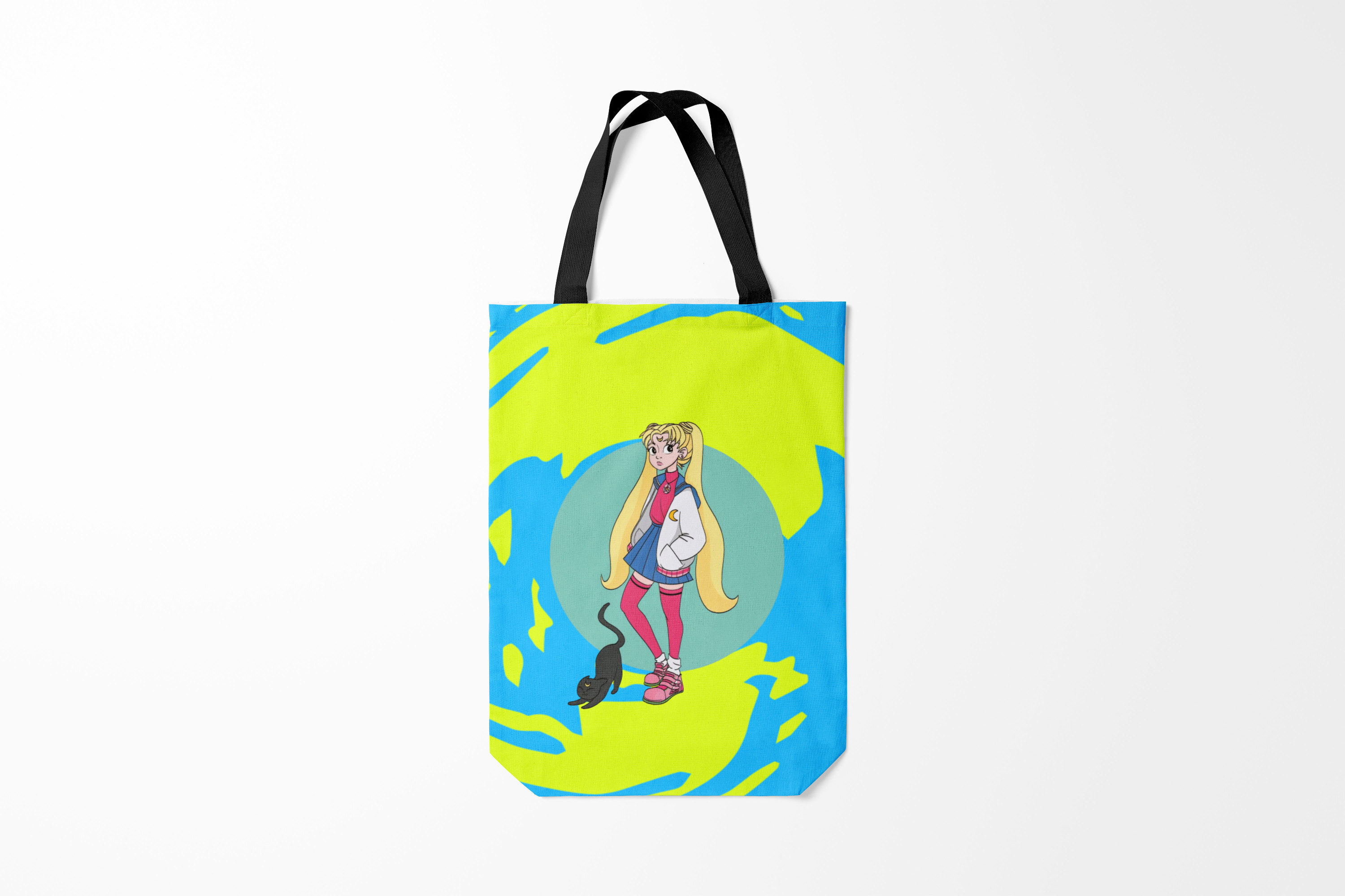 

Сумка шoппер унисекс Burnettie Sailor Moon Сейлор Мун, голубой, Sailor Moon Сейлор Мун