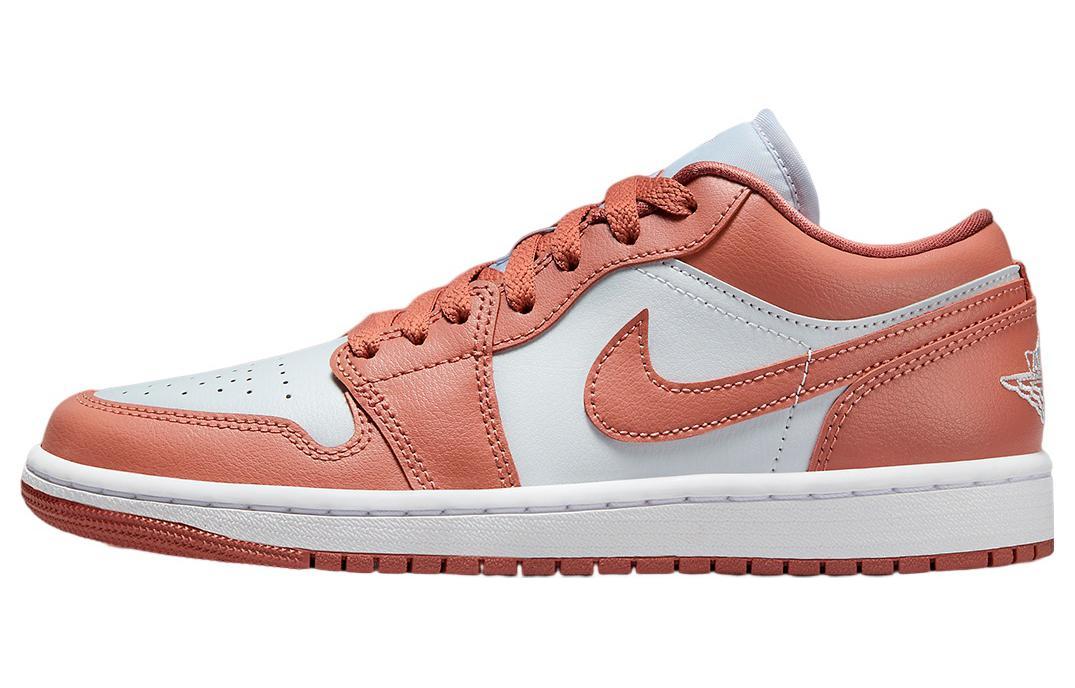 

Кеды унисекс Jordan Air Jordan 1 Low Pink Salmon розовые 38.5 EU, Розовый, Air Jordan 1 Low Pink Salmon