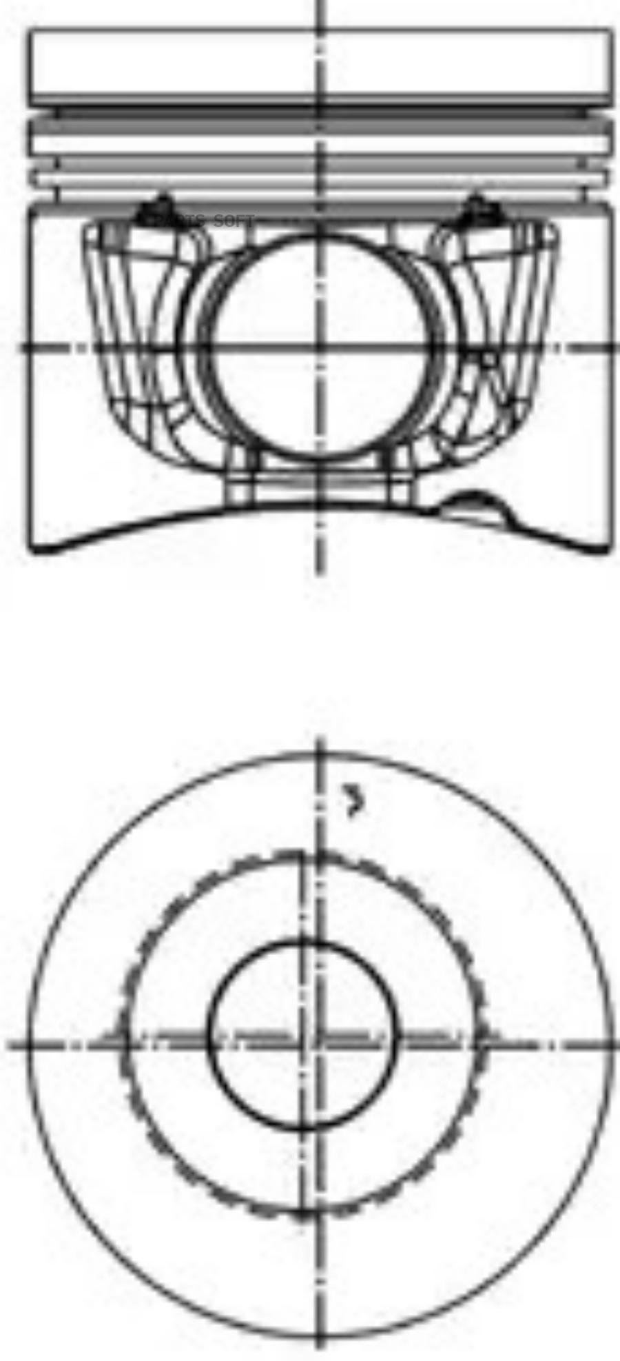 

Поршень KOLBENSCHMIDT 40289610