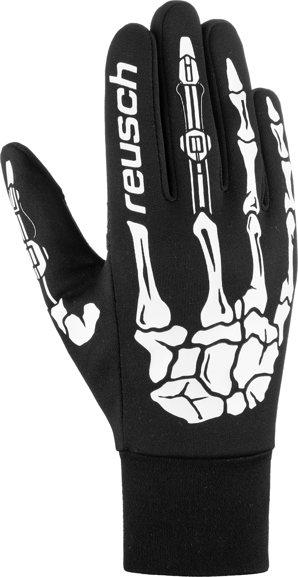 Перчатки детские Reusch Ashton Touch-Tec Junior цв.белый/черный р.16