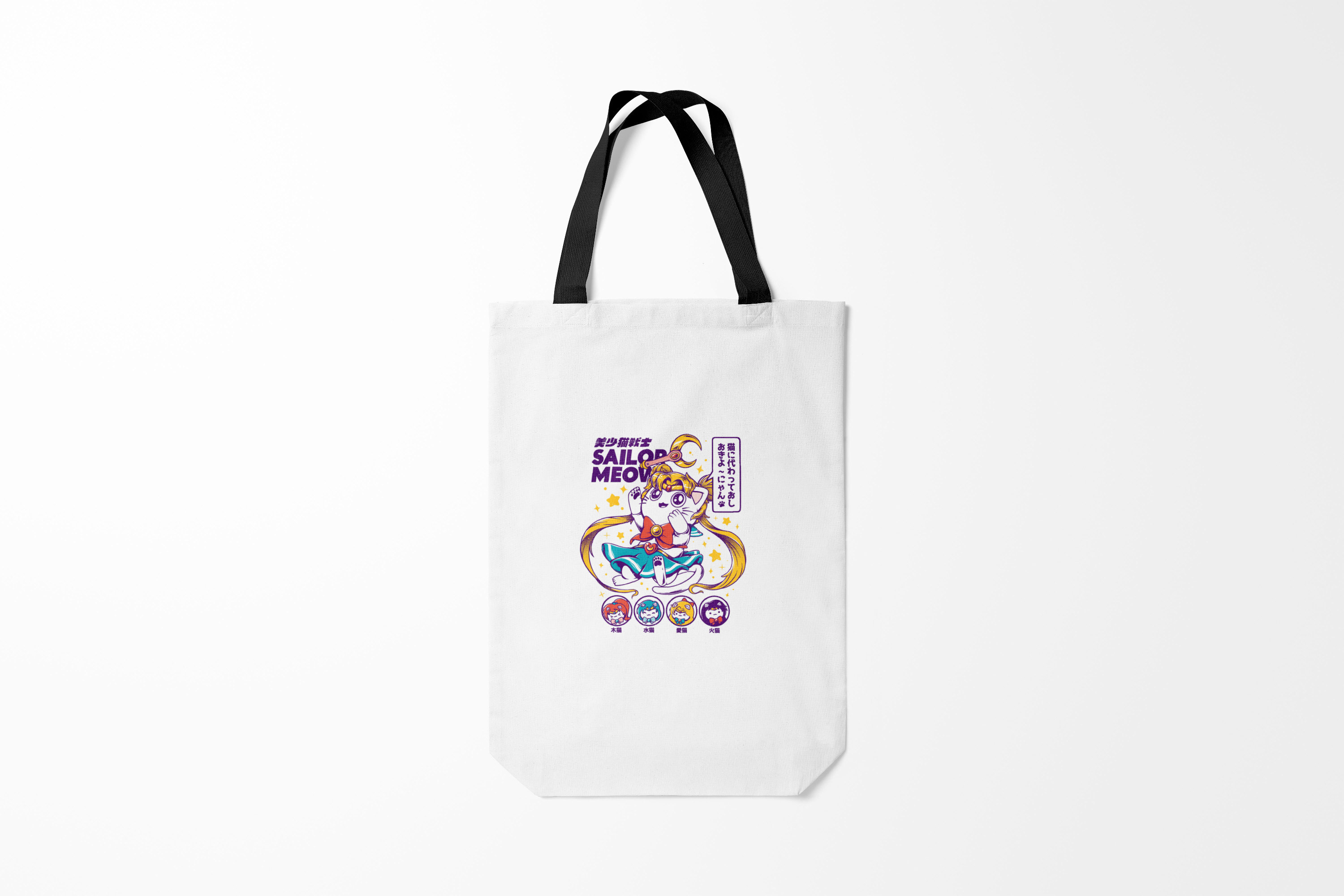 

Сумка шoппер унисекс Burnettie Sailor Moon Meow,, Sailor Moon Meow