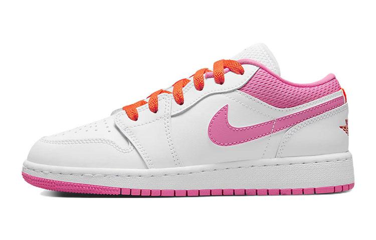 

Кеды унисекс Jordan Air Jordan 1 Low Pinksicle GS белые 36.5 EU, Белый, Air Jordan 1 Low Pinksicle GS