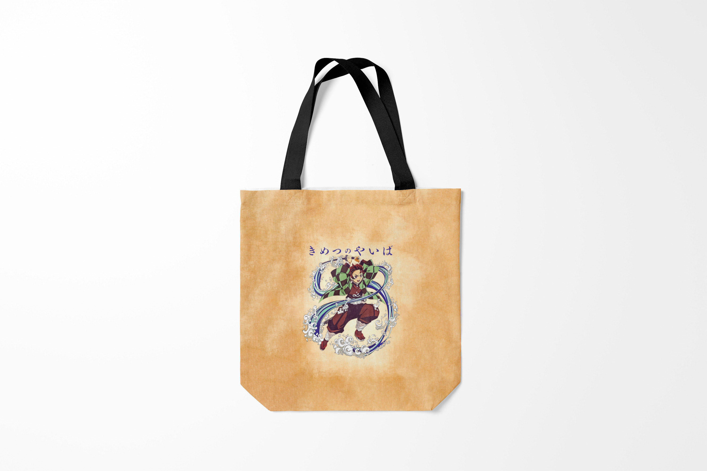 

Сумка шoппер унисекс Burnettie Клинок рассекающий демонов, оранжевый, Клинок рассекающий демонов