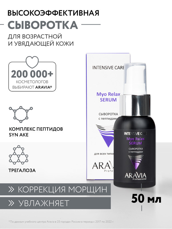 Сыворотка для лица Aravia Professional Myo Relax Serum 50 мл