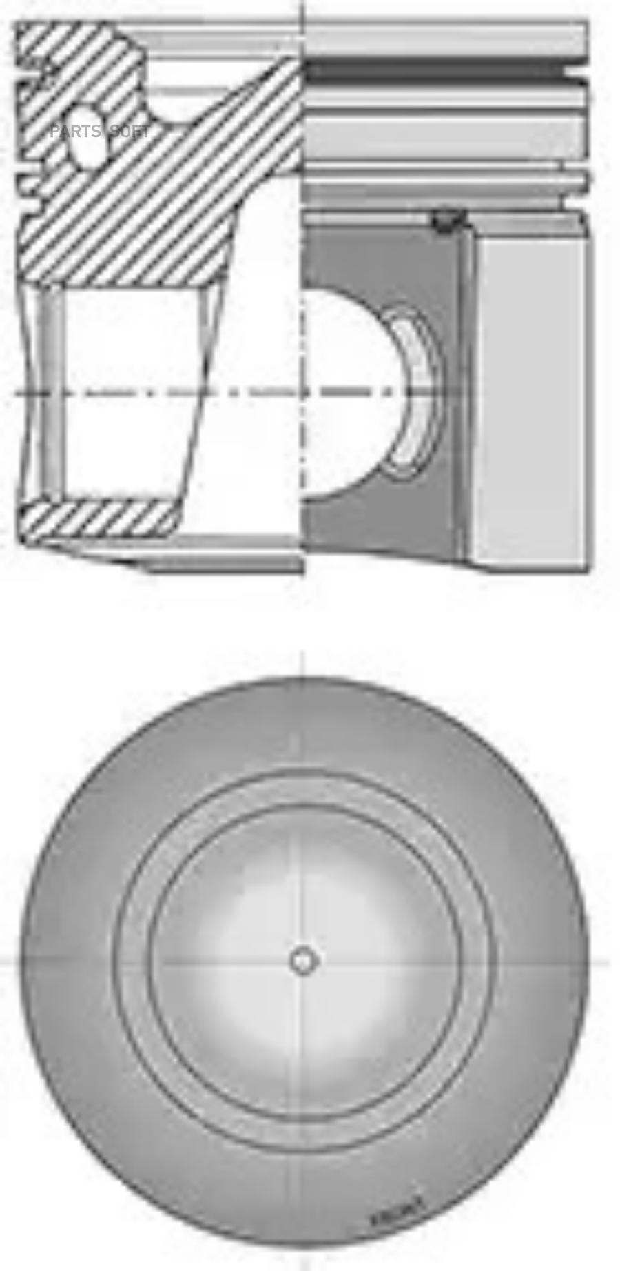 

Поршень KOLBENSCHMIDT 41541600