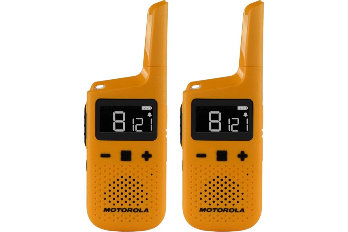 Комплект из двух радиостанций Motorola TALKABOUT T72 D3P01611YDLMAW комплект радиостанций freecom