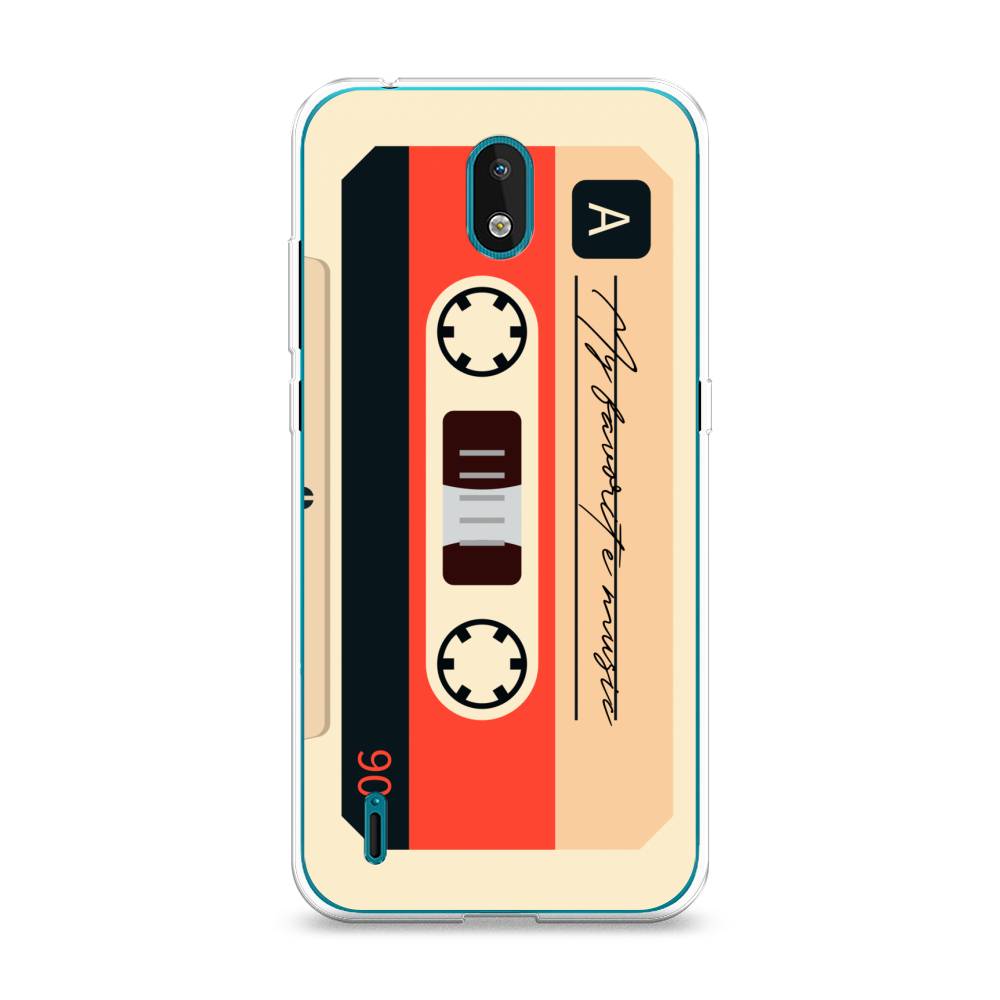 

Чехол на Nokia 1.3 "Бежевая кассета", Черный;красный;бежевый, 123950-6