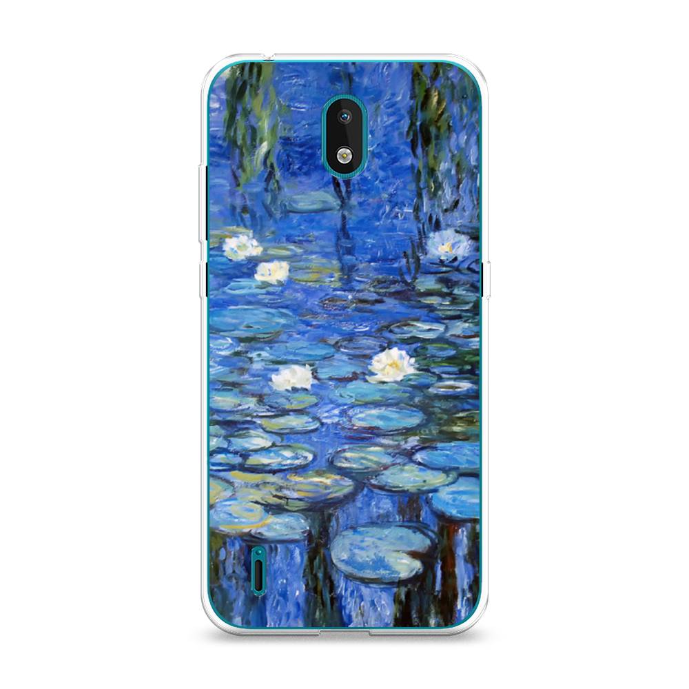 

Чехол на Nokia 1.3 "Нарисованный пруд", Синий;зеленый, 123950-4