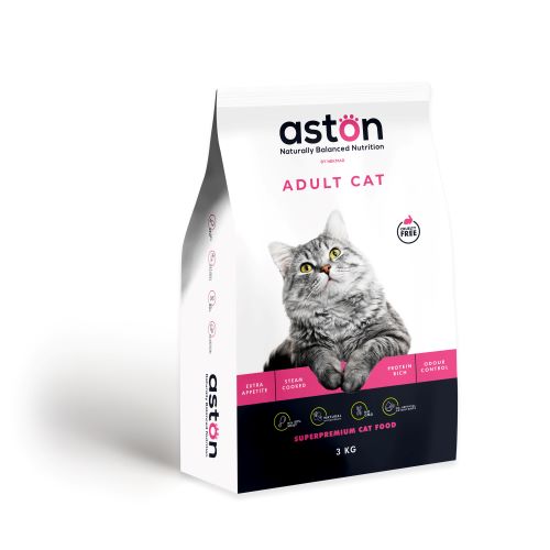 фото Сухой корм для кошек aston cat adult supreme полнорационный, 3 кг