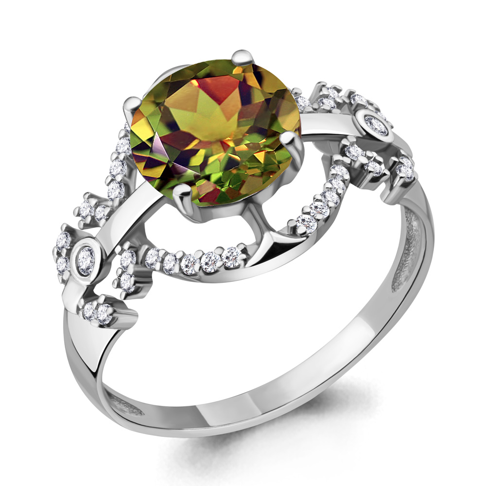 

Кольцо из серебра р. 18 AQUAMARINE 6558319А_925_р, 6558319А_925_р