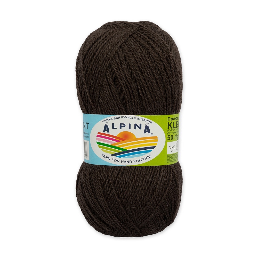 

Alpina Klement, альпака, мериносовая шерсть, 4х50 г, 300 м, цвет 32 коричневый
