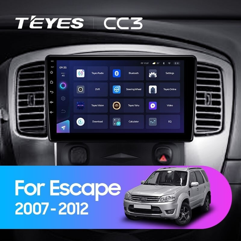 Штатная магнитола TEYES CC3L 464 Ford Escape 2007-2012 2930000₽