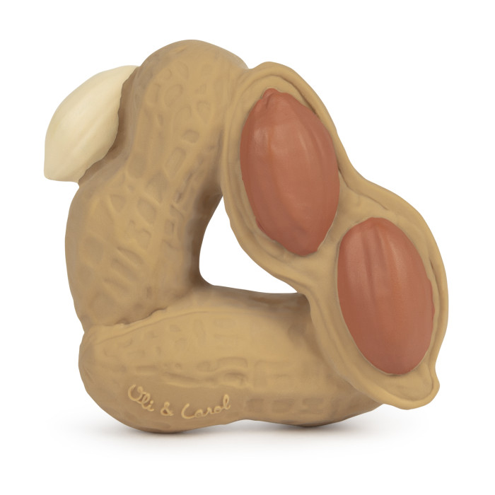 

Прорезыватель детский, oli&carol, paco the peanut, Коричневый