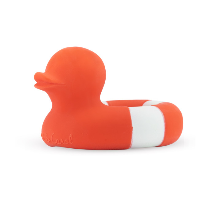 

Прорезыватель детский, oli&carol, floatie duck red, Красный