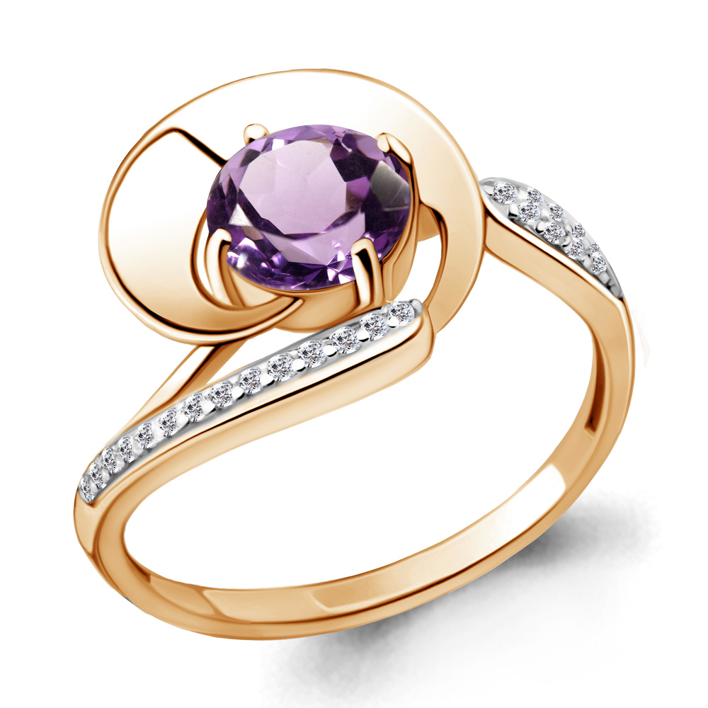 

Кольцо из серебра р.  AQUAMARINE 6587704А_925_з, 6587704А_925_з