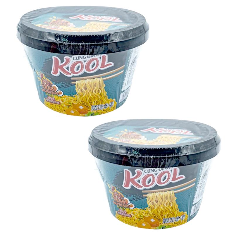 

Лапша быстрого приготовления Kool Соленое яйцо с крабом чашка (2 шт. по 92 г)