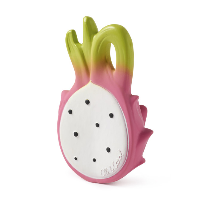 

Прорезыватель детский, oli&carol, для зубов fucsia the dragonfruit, Розовый