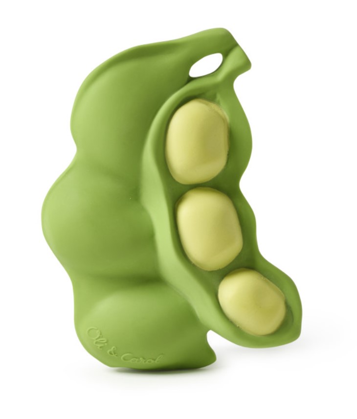 

Прорезыватель детский, oli&carol, для зубов keiko the edamame, Зеленый