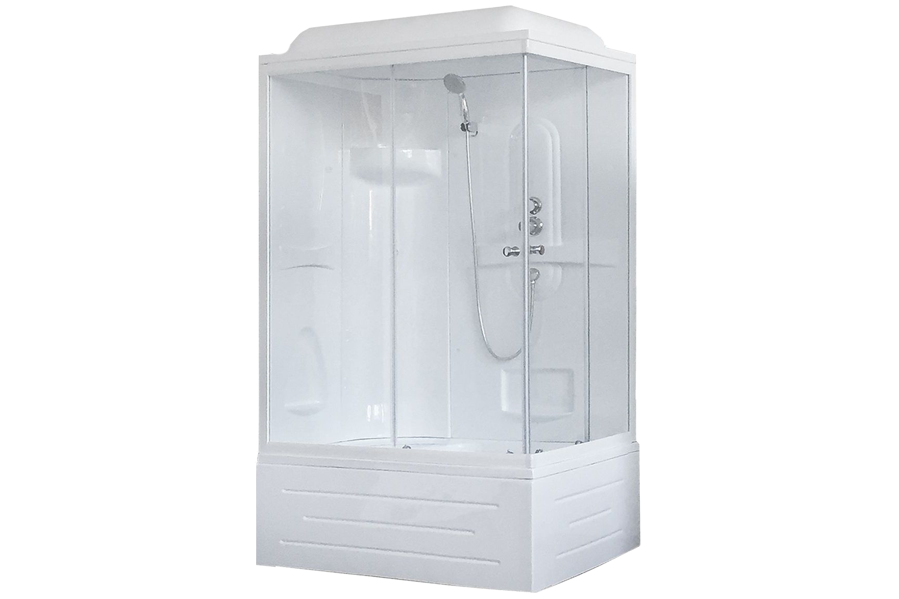 фото Душевая кабина royal bath rb 8120bp1-t (прозрачное) левая