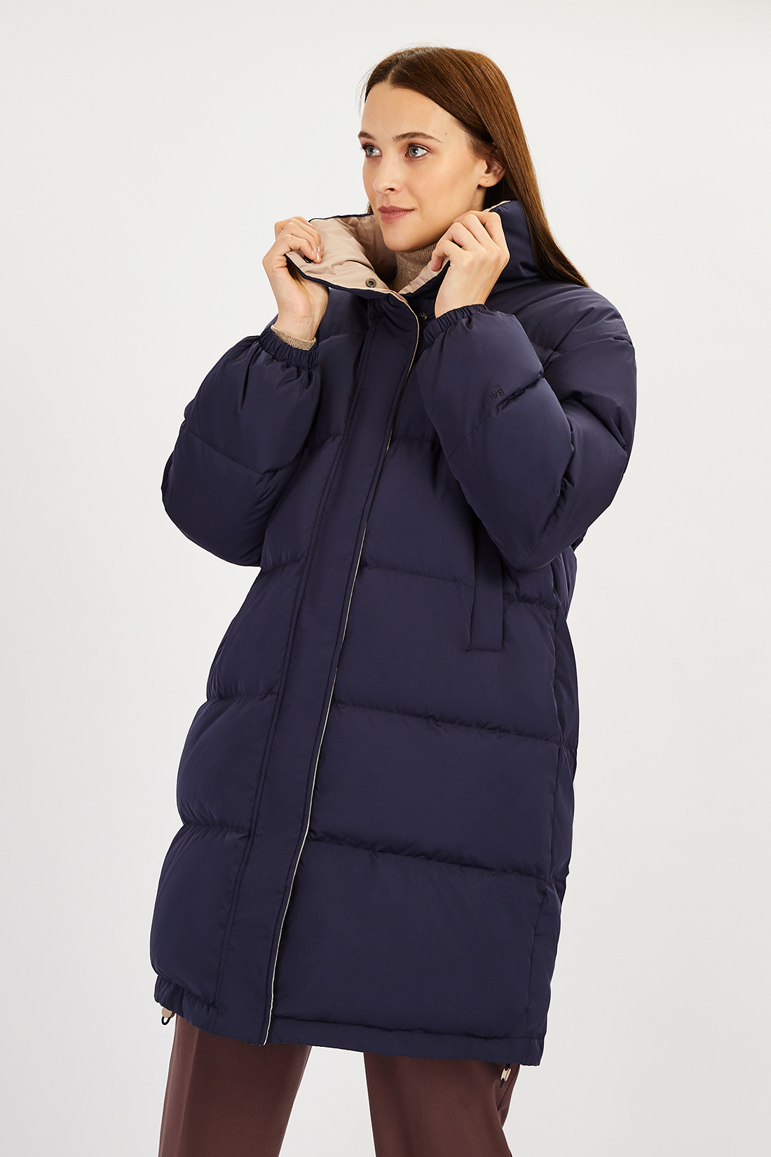 

Куртка женская Baon B0022514 синяя 2XL, Синий, B0022514