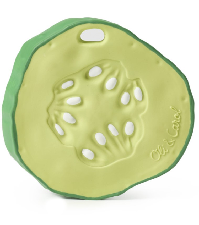 

Прорезыватель детский, oli&carol, для зубов pepino the cucumber, Зеленый