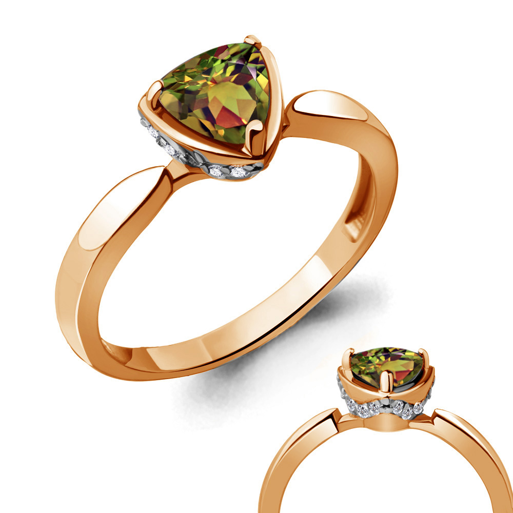

Кольцо из серебра р.  AQUAMARINE 6916619А_925_з, 6916619А_925_з