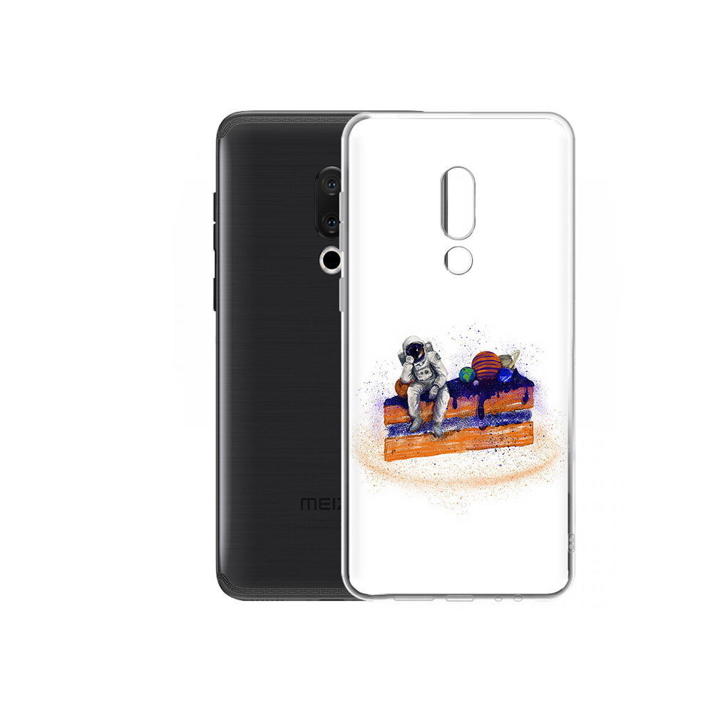 

Чехол MyPads Tocco для Meizu M15 Plus торт с планетами, Прозрачный, Tocco