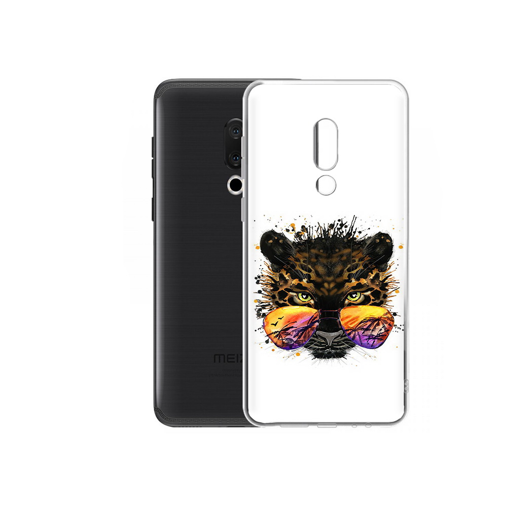 

Чехол MyPads Tocco для Meizu M15 Plus тропический леопард, Прозрачный, Tocco