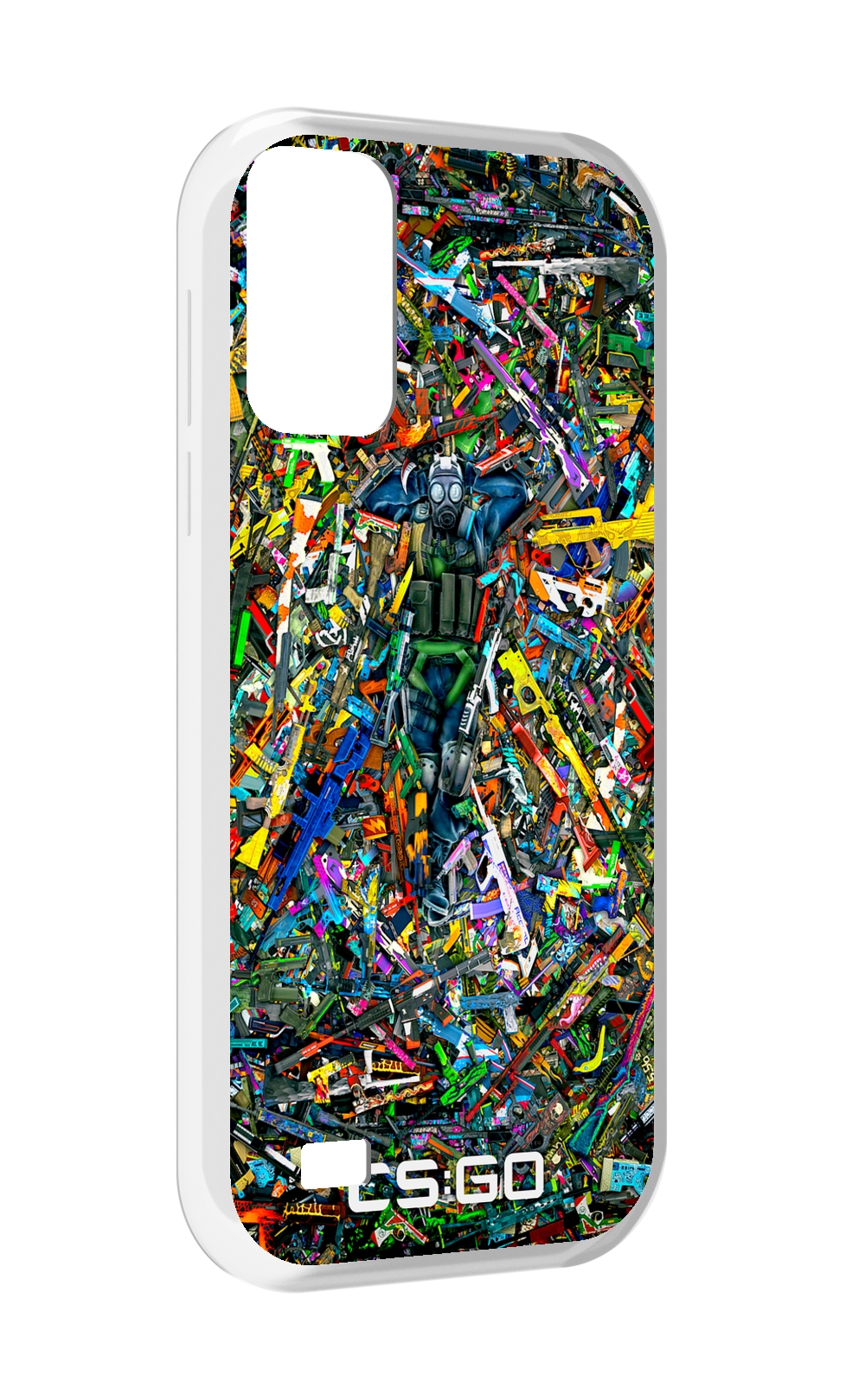 

Чехол MyPads CS GO guns skins мужской для Oukitel C31, Прозрачный, Tocco