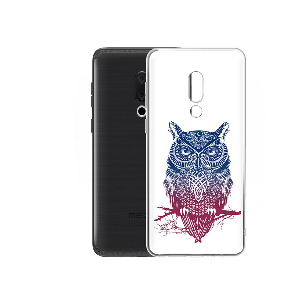 

Чехол MyPads Tocco для Meizu M15 Plus хиппи сова, Прозрачный, Tocco
