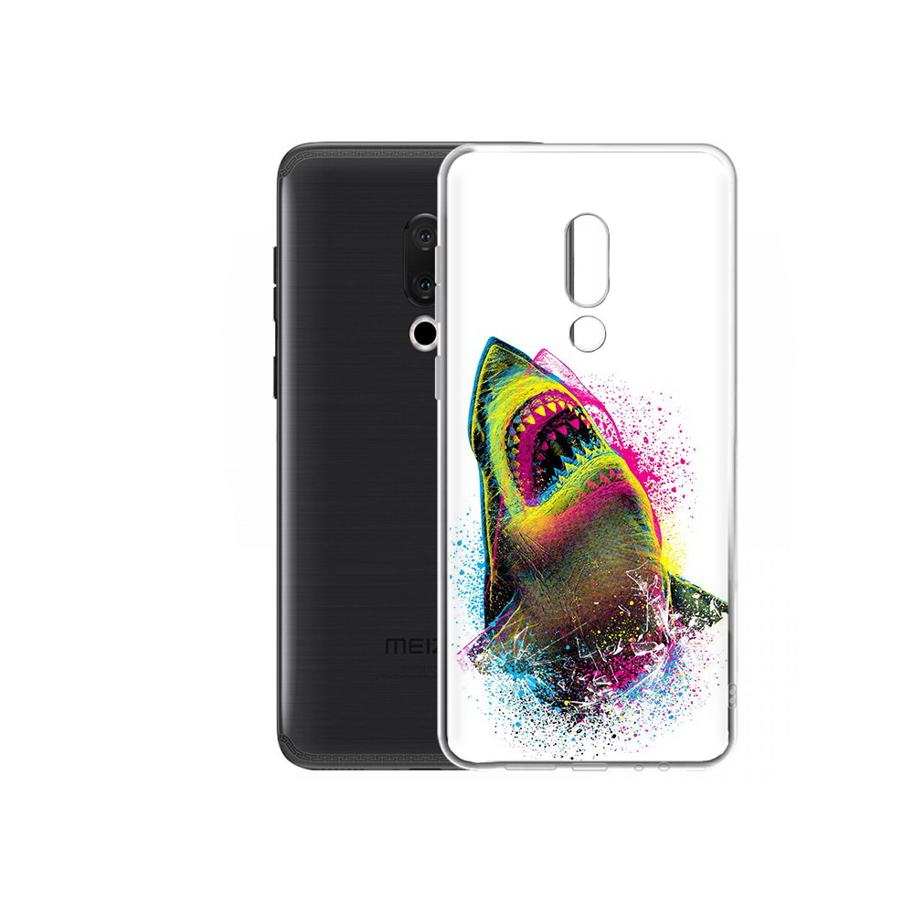 

Чехол MyPads Tocco для Meizu M15 Plus челюсти-2, Прозрачный, Tocco