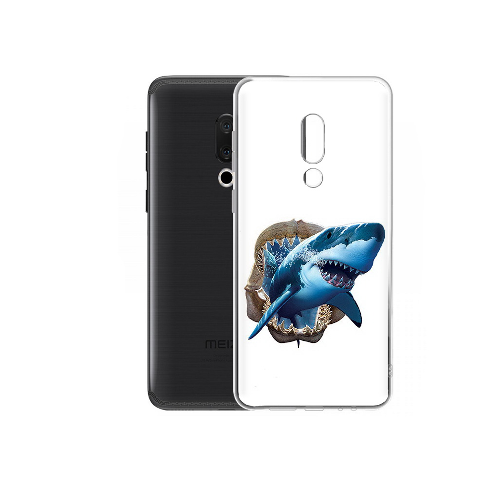 

Чехол MyPads Tocco для Meizu M15 Plus челюсти, Прозрачный, Tocco