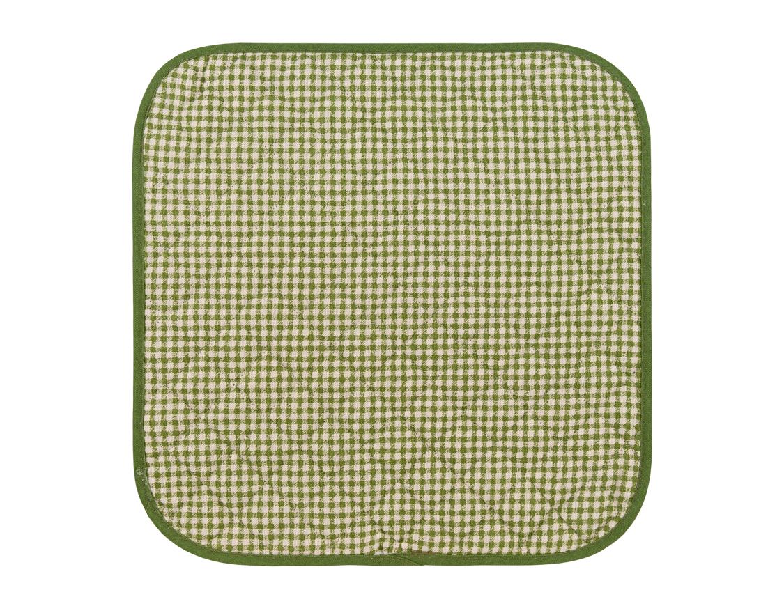 Подушка на стул на сидушку Guten Morgen Shakespeare 40х40 см, зеленый 1 шт