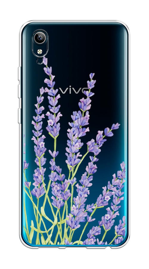 

Чехол на Vivo Y91c/Y1s "Лавандовые стебли", Фиолетовый;зеленый, 262850-1